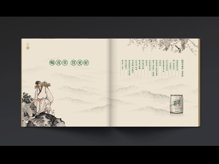 植饮品牌画册展示